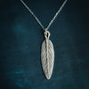 Sage Leaf Silver Necklace