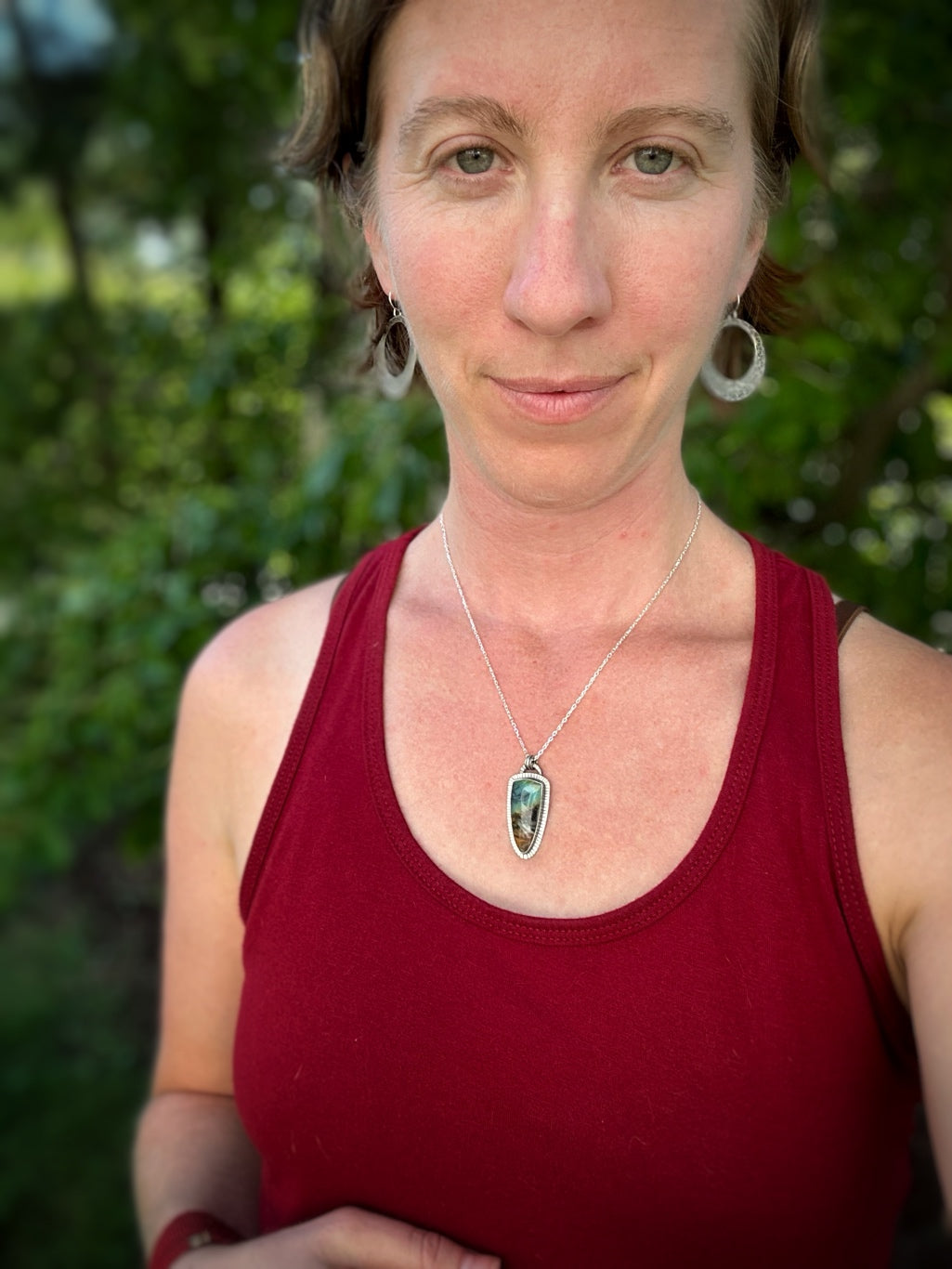 Opalized Petrified Wood Pendant – Allison Korn Designs