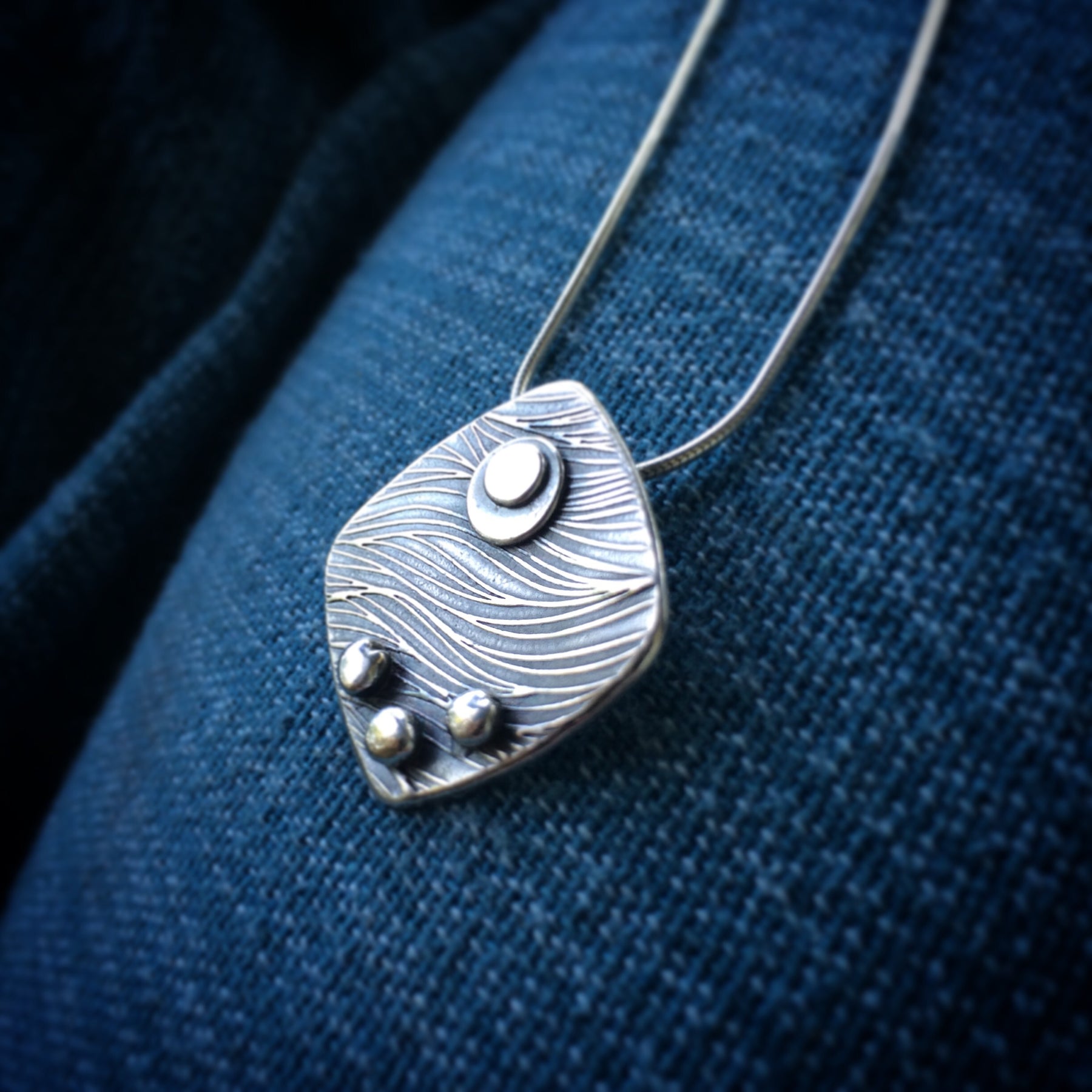 Holding Space Necklace- Silver Jewelry Handmade in VT – Allison Korn ...